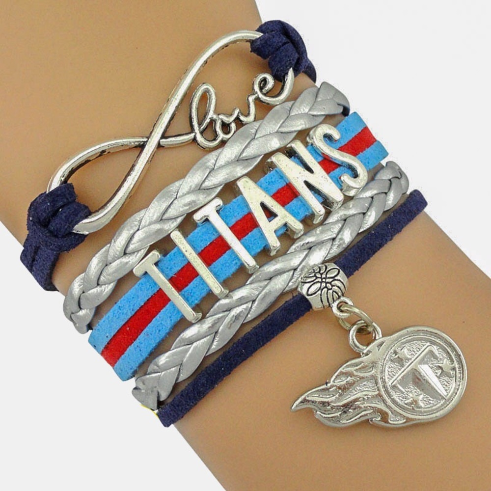 Love NFL Tennessee Titans Adjustable Bracelet